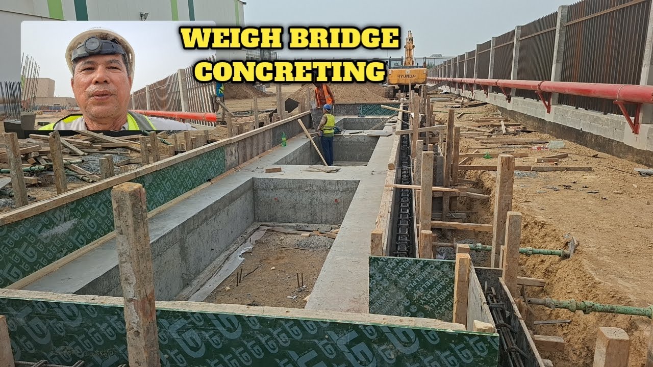 Weigh bridge concreting works