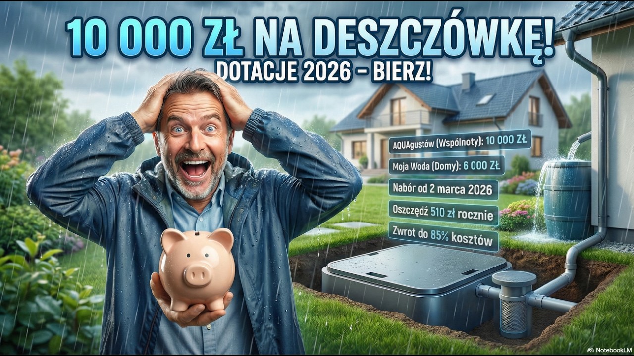 Odbierz 10 000 zł za darmowy deszcz! 🌧️ Kasa z Moja Woda znika! Śpiesz się z wnioskiem.