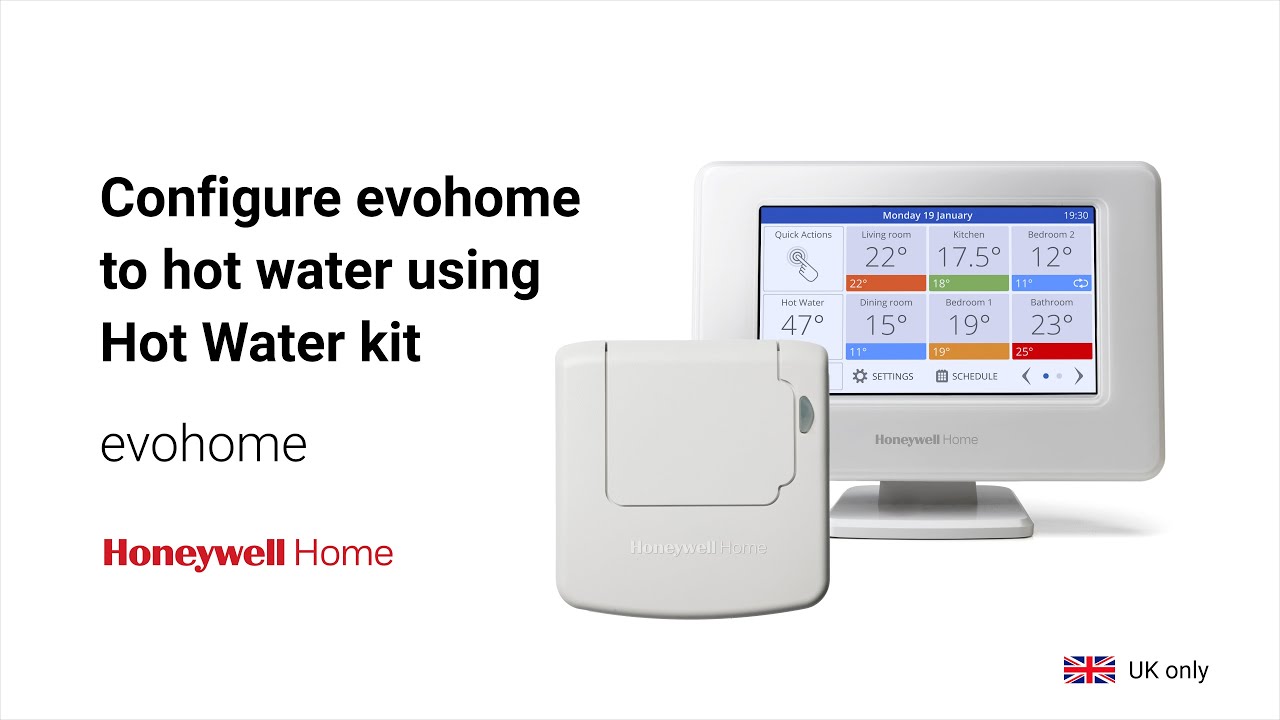 Configure Honeywell Home evohome to Hot Water using Hot Water Kit