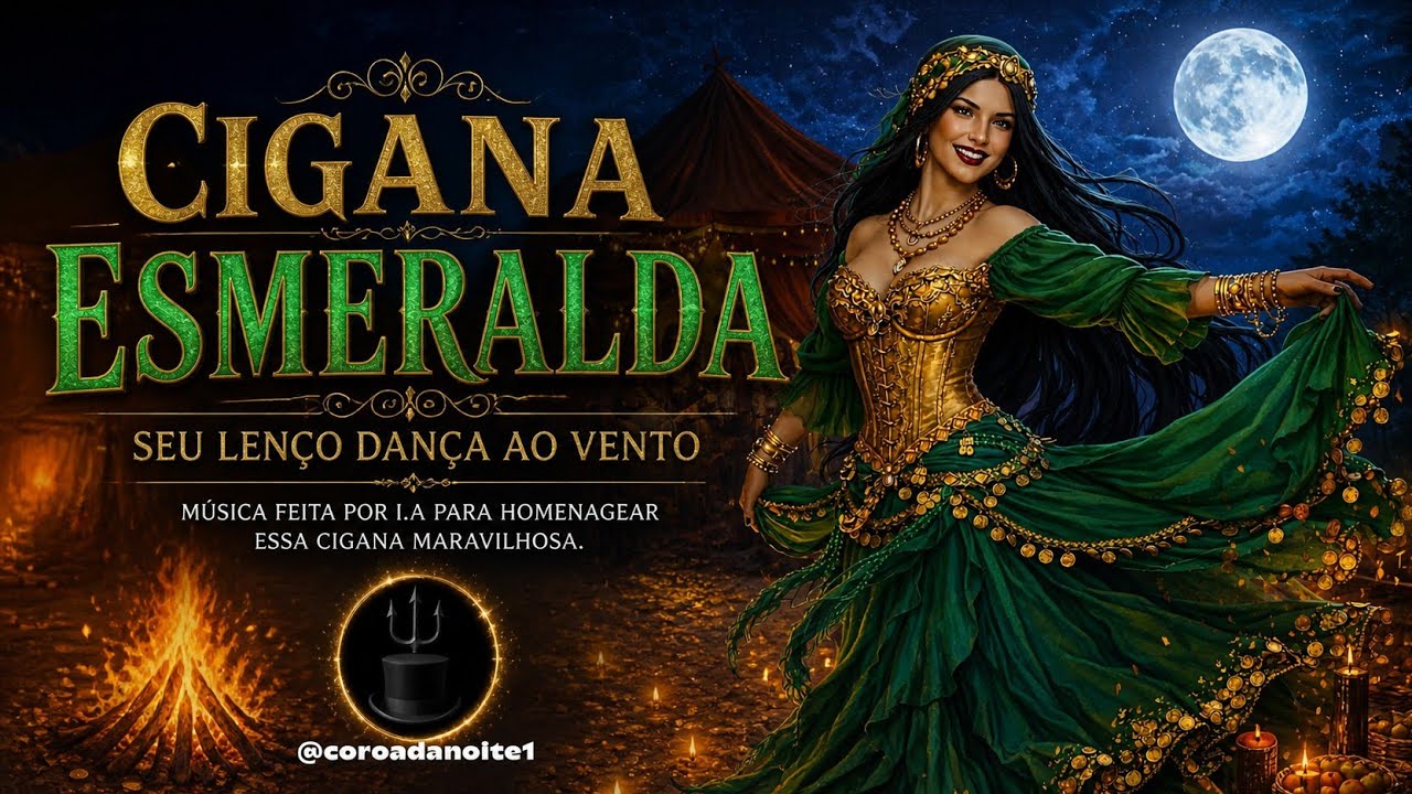 Cigana Esmeralda - Seu Lenço Dança ao Vento | Música feita por I.A para homenagear essa Cigana.