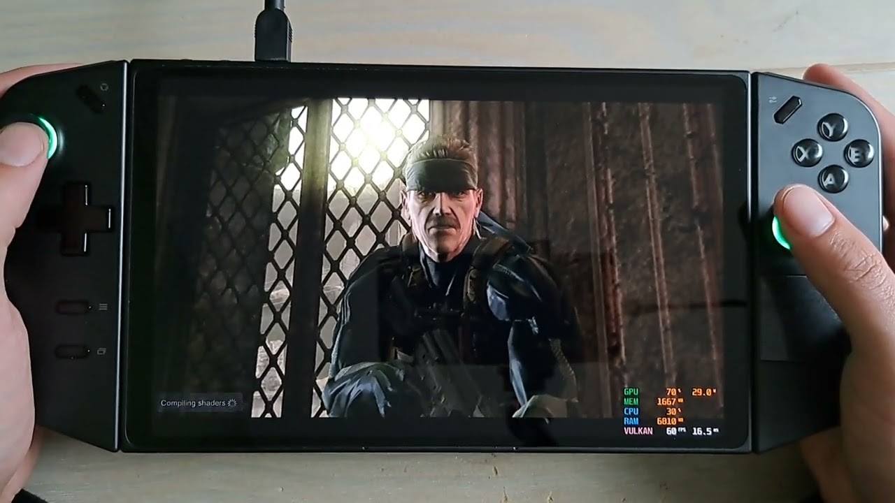 Legion GO / Metal Gear Solid 4: Guns of the Patriots / RPCS3 + Lossless Scaling