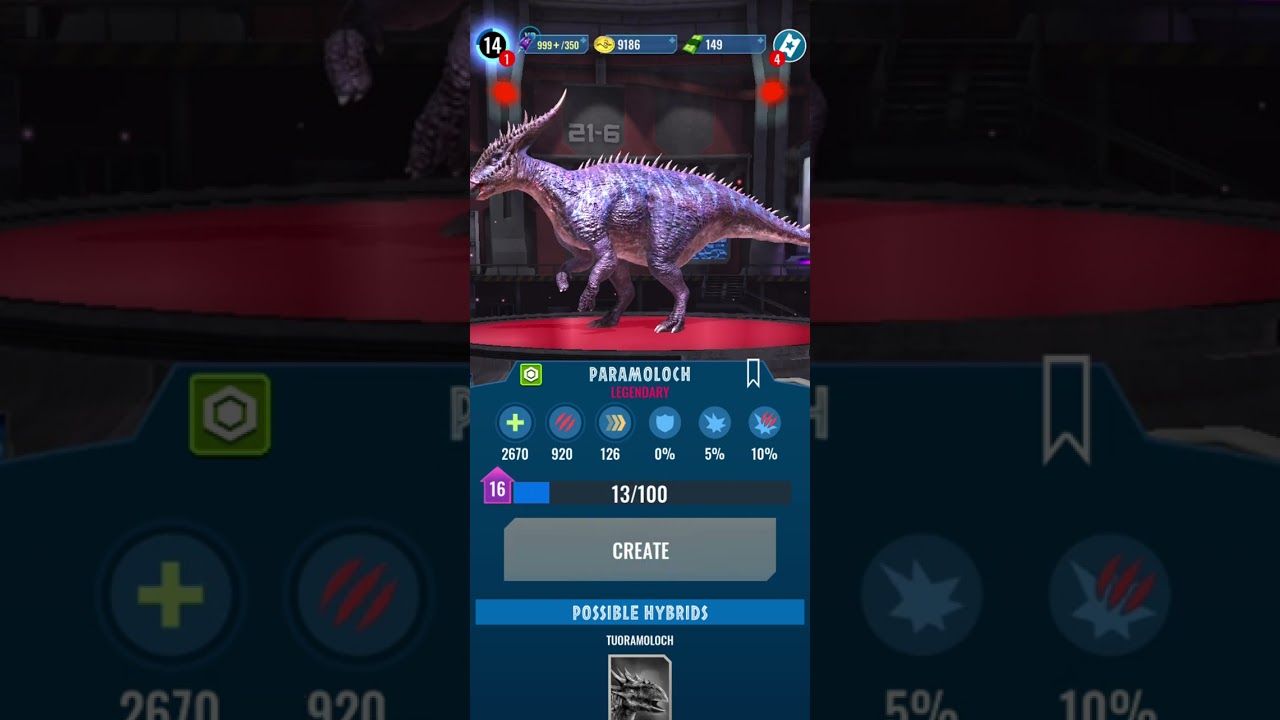 making paramoloch and tragodistis : jurrassic world alive