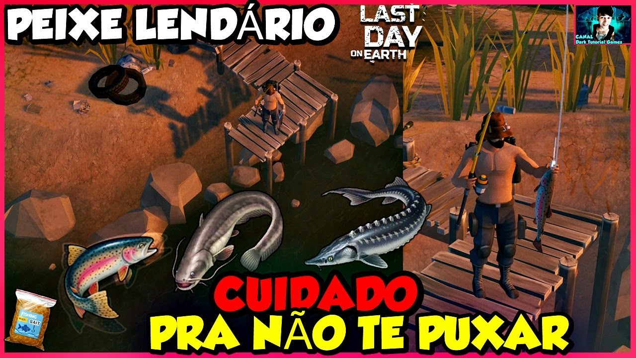 ●COMO PESCAR O BAGRE NO CAIS, PEIXE RARO 👁  Last Day on Earth