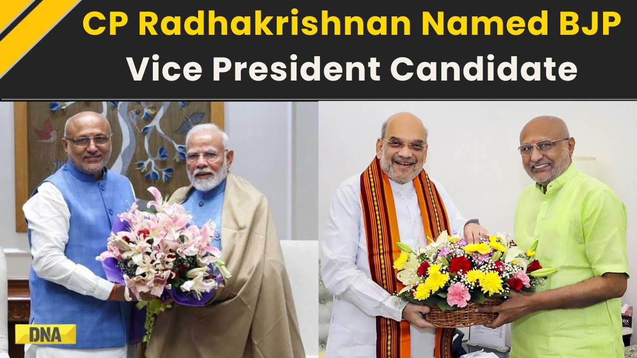 Maharashtra Governor CP Radhakrishnan Named BJP Vice President Candidate | Vice President Polls