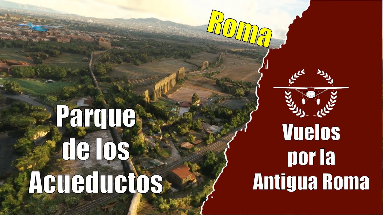 Vuelo por el Parque de los Acueductos.