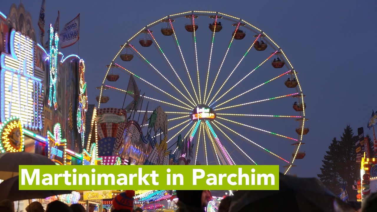 Vier tolle Tage. Der Martinimarkt in Parchim hat begonnen.