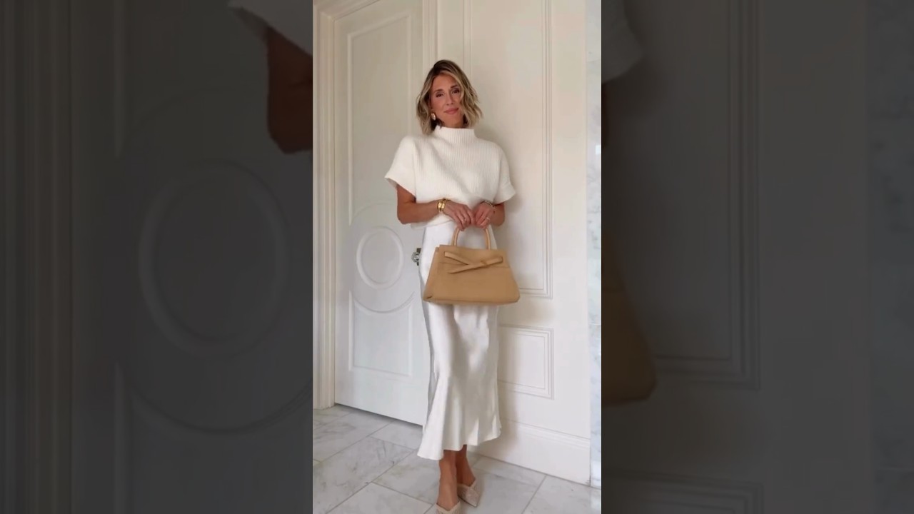 The Nuance of White: A Refined Approach to Monochromatic Dressing #fashiontrends #outfitideas #ootd