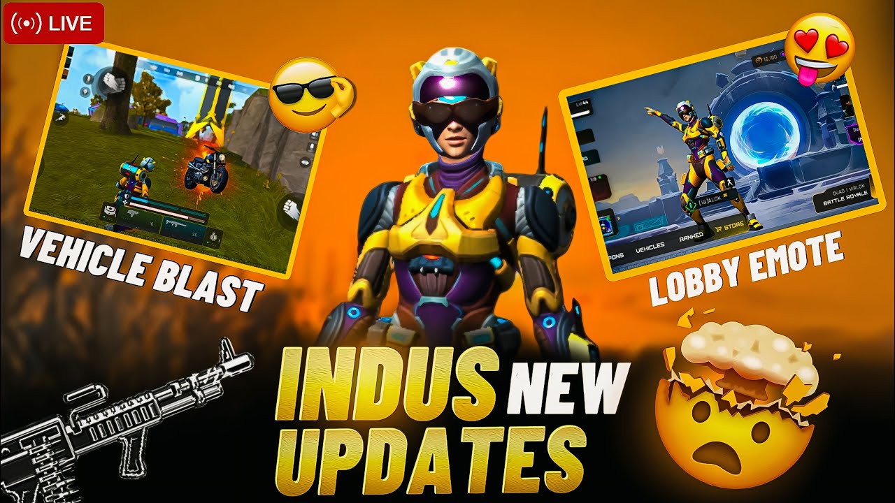 LIVE 🔴 INDUS New Update 😍 GAMEPLAY And Rank push With SUBSCRIBER'S  😎 DAY 03