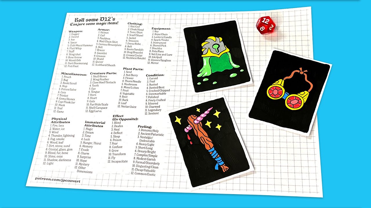 How to Create Magic Items in Under a Minute!