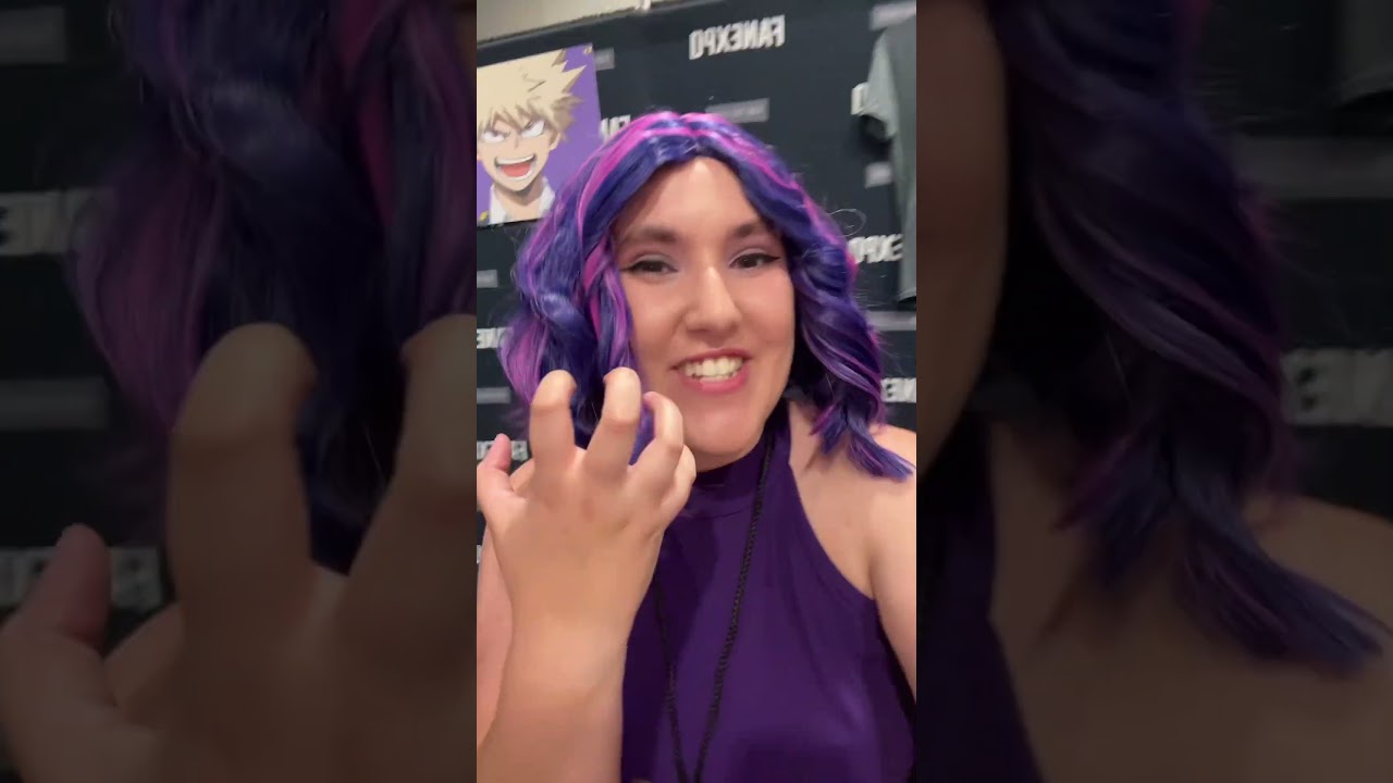 I met Kamiari&rsquo;s VA! He was a bit out of it tho cause of his quirk 😅⚡️ #mha #bnha #myheroacademia