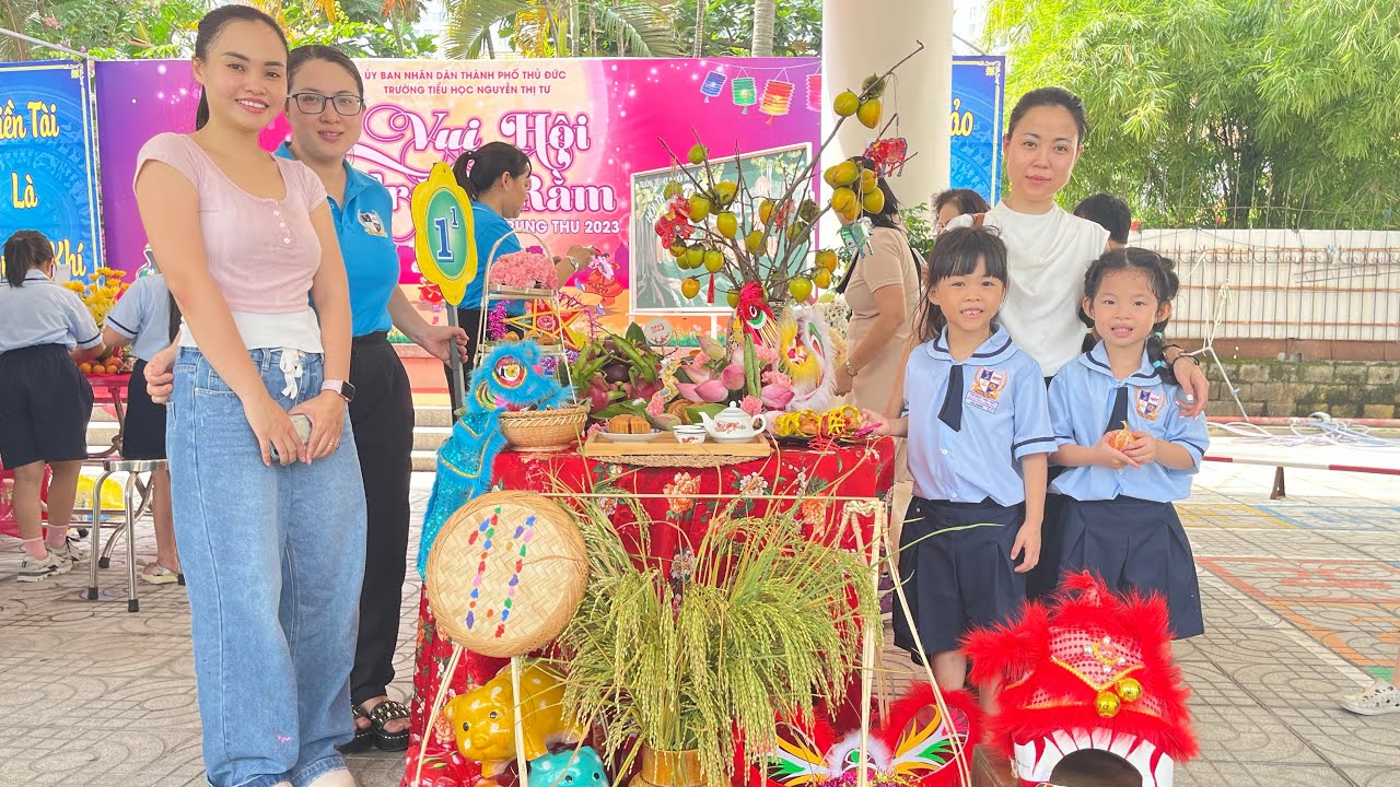 Trưng bày Mâm cỗ Trung Thu 2023 - Lớp 1/1