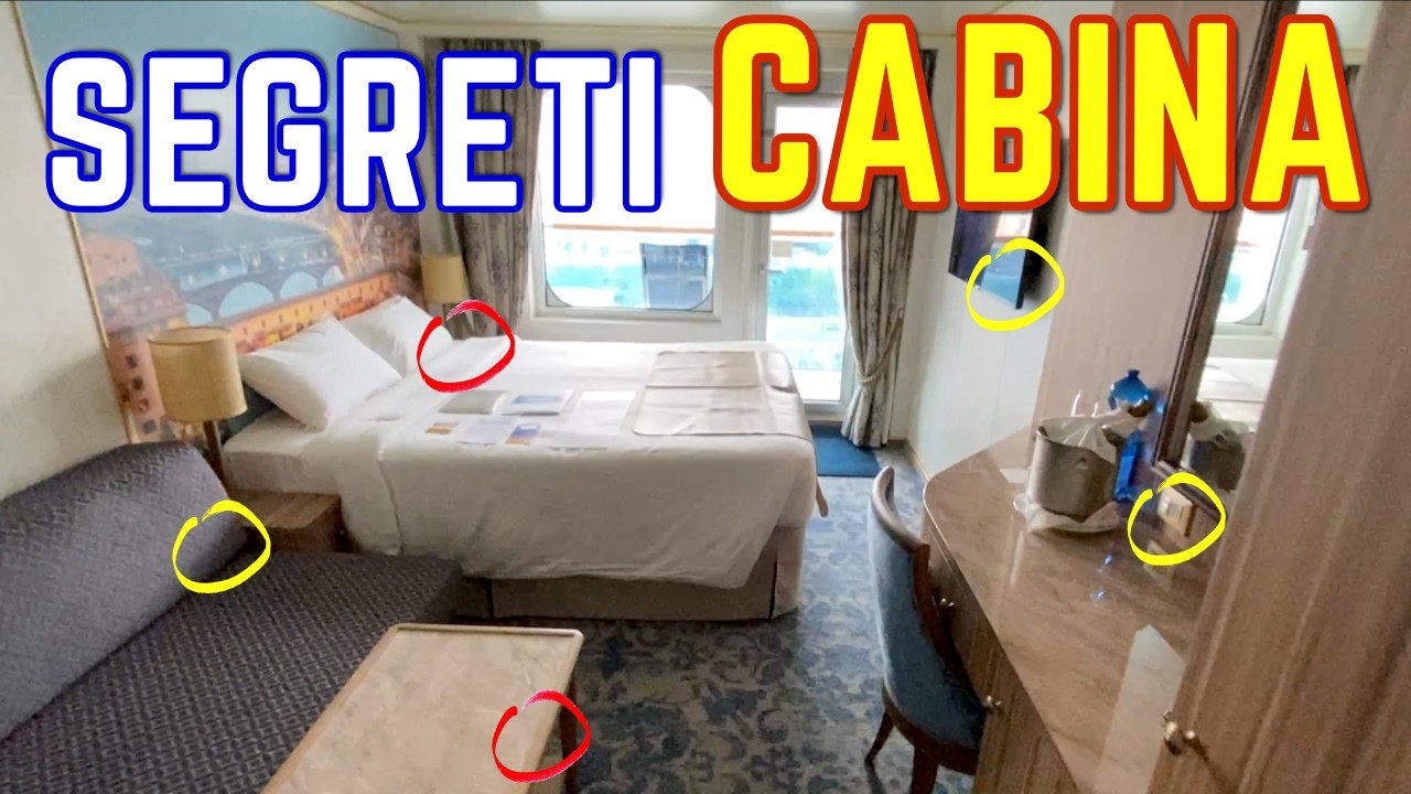 CABINA segreti NASCOSTI che non hai visto in crociera