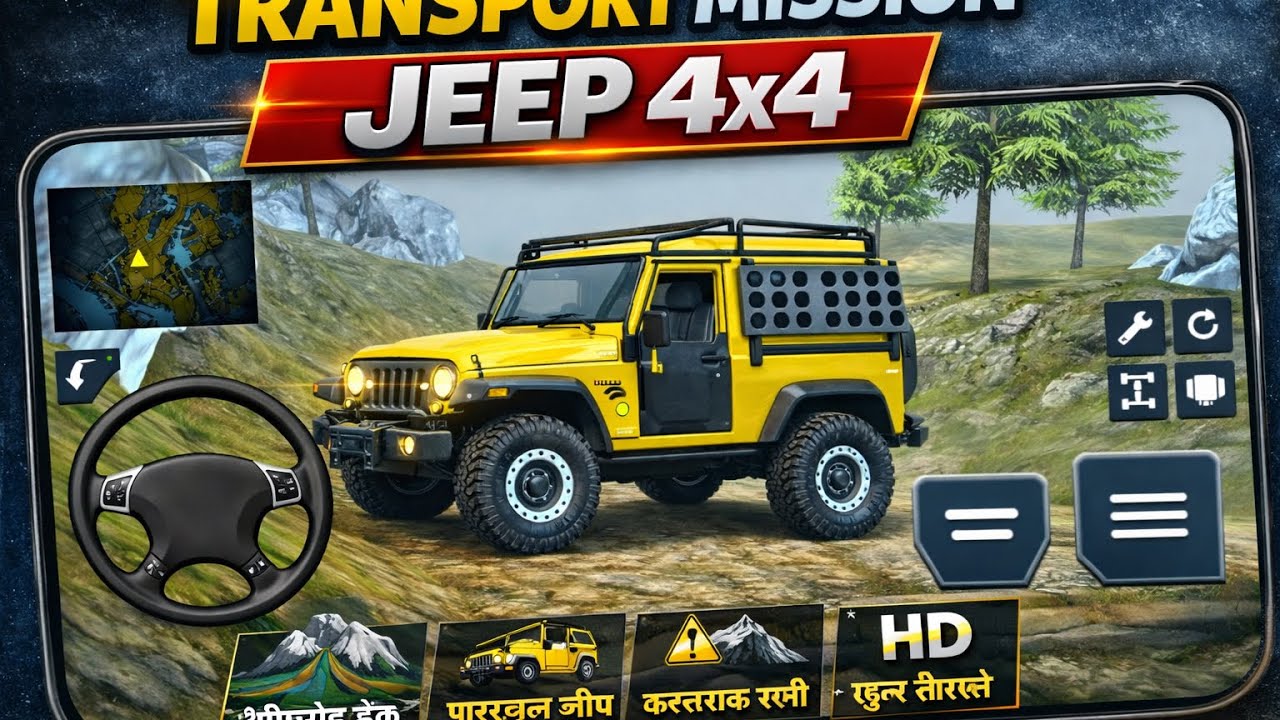 TRANSPORT MISSION JEEP 4x4 OFF ROADING