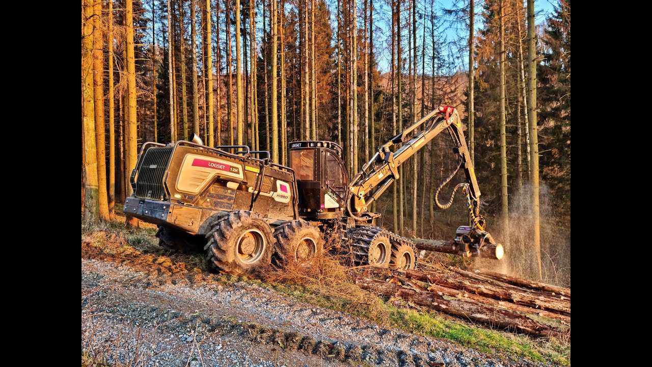 🌲*Biggest Logset* • Logset 12H GTE Hybrid • 510PS • Harvester in Action • Forstbetrieb Kinze🌲