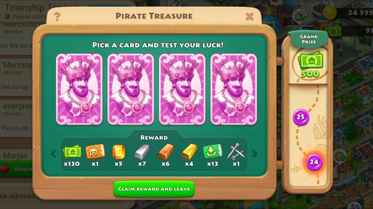 Township Plrate Treasure gameplay