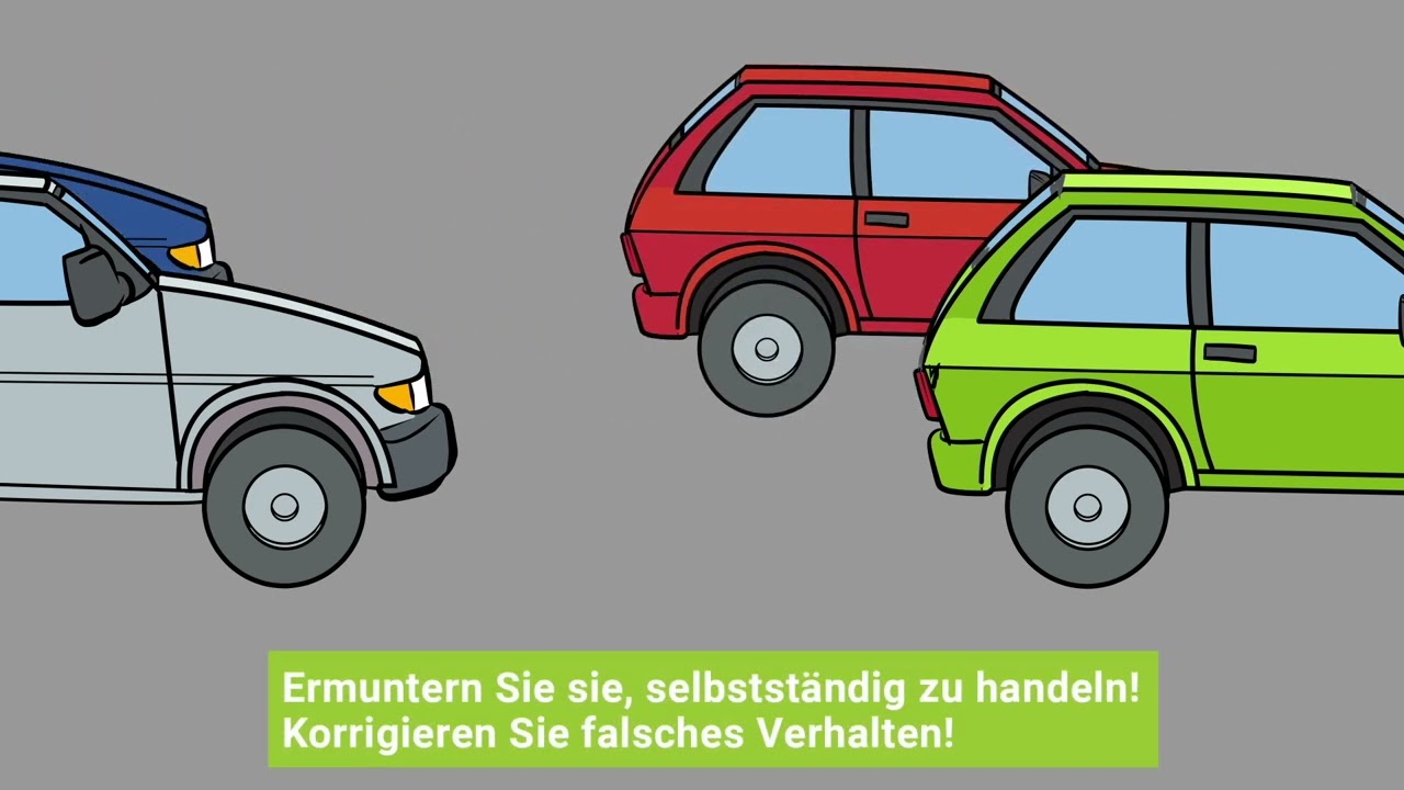 Kinder zu Fuß – Kind und Verkehr