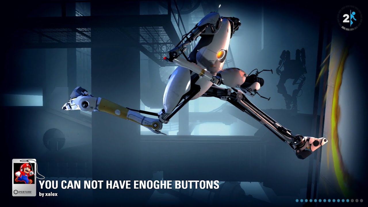 YOU CAN NOT HAVE ENOGHE BUTTONS by xalex [Portal 2 - Community Chamber]