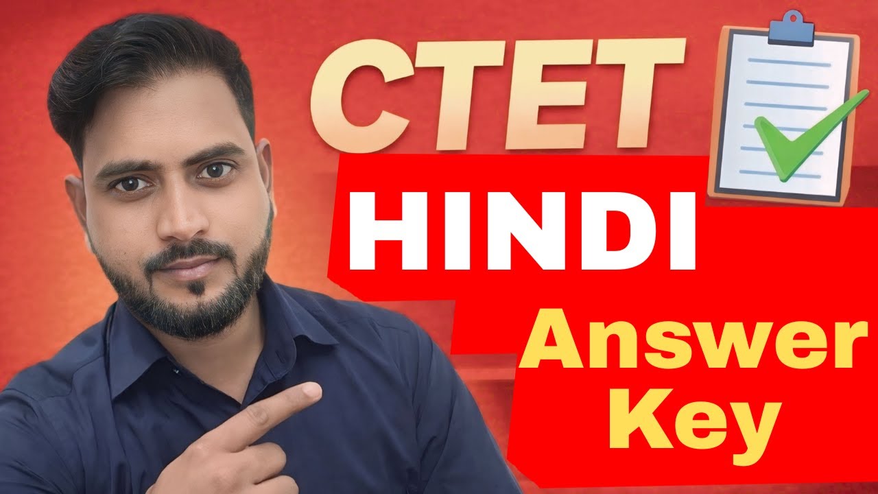 Hindi/हिंदी Answer key Solved paper CTET Paper - 2 at Competition Conservatory #hindi #answerkey