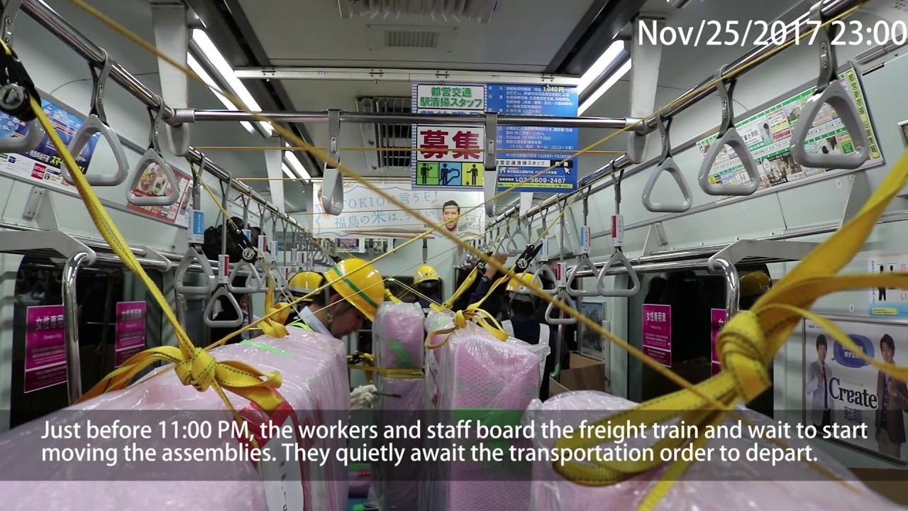 【Subway】The installation of platform doors at Ojima Station on the Toei Shinjuku Line