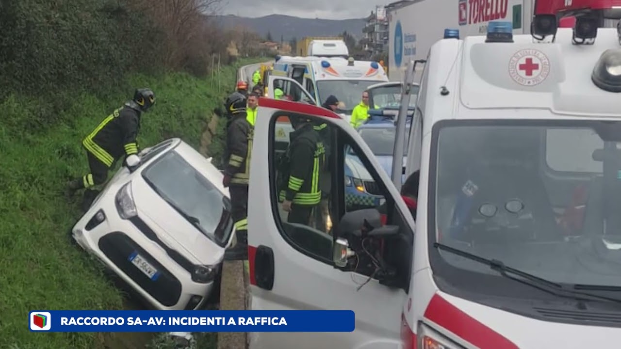 Raccordo A2 di Avellino: incidenti a raffica