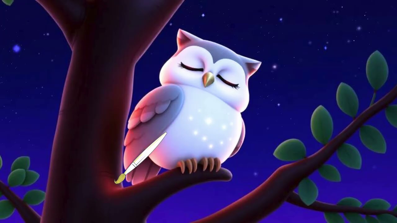 The Owl Who Painted the Night Sky – Soft Sleep Story,Bedtime Story– For relax,sleep, for kids,babies