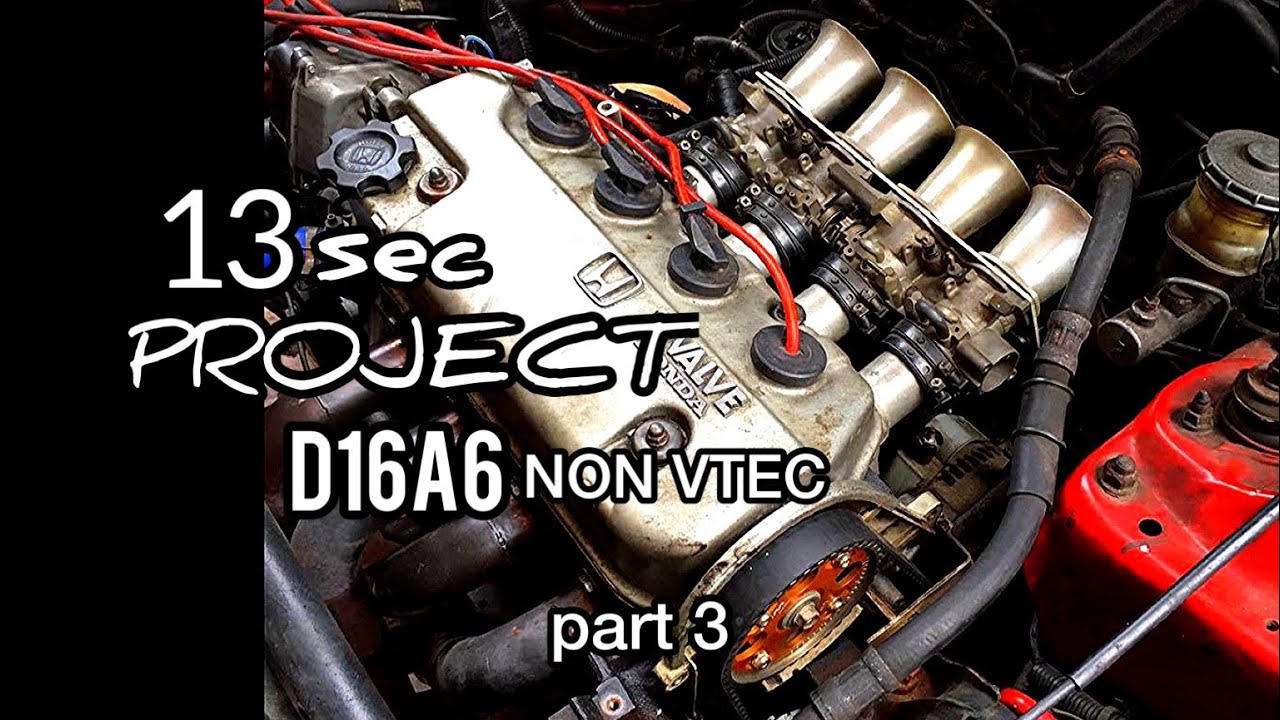 D16a6 Non Vtec All Motor Build Series, часть 3, технология впуска ITB