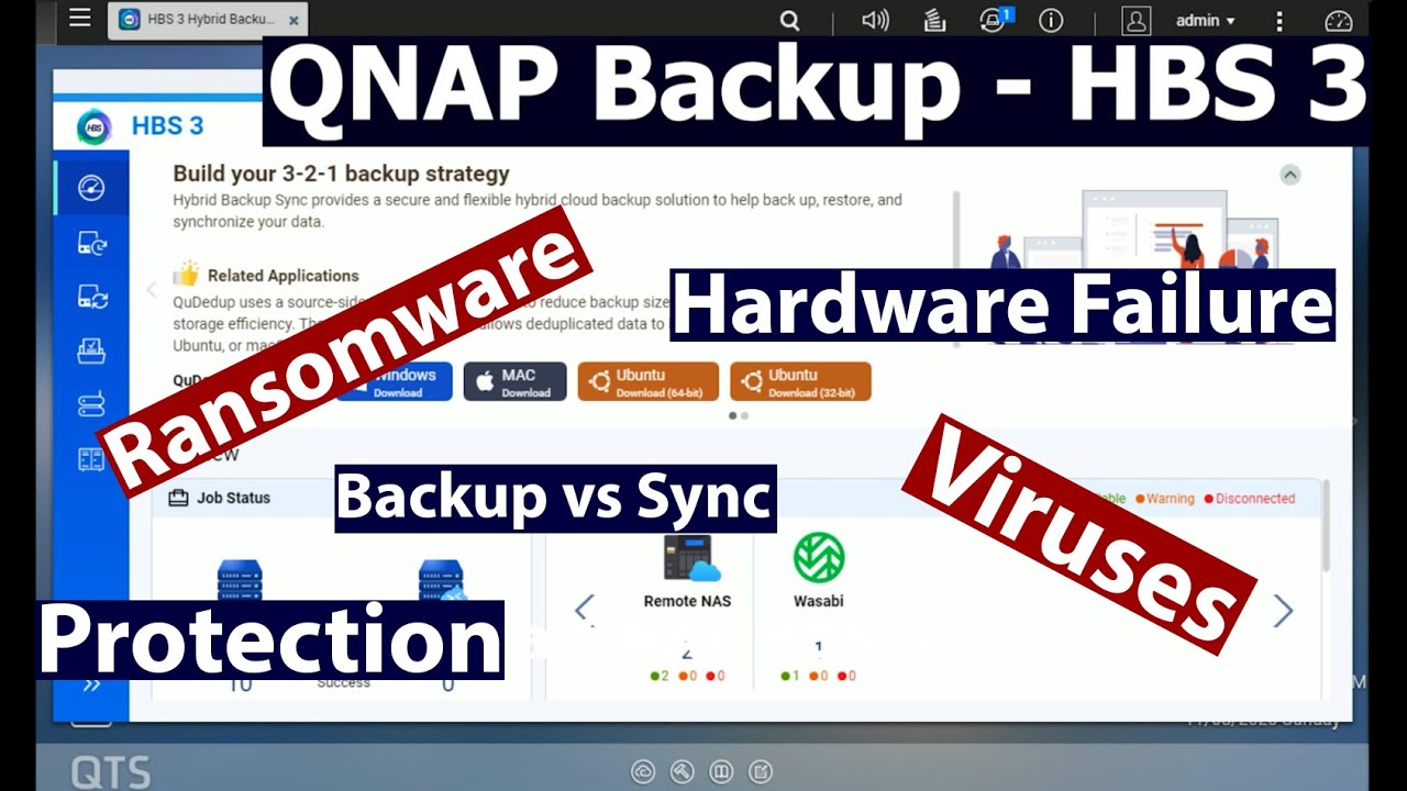 Резервное копирование и восстановление QNAP — HBS 3 для защиты ваших данных