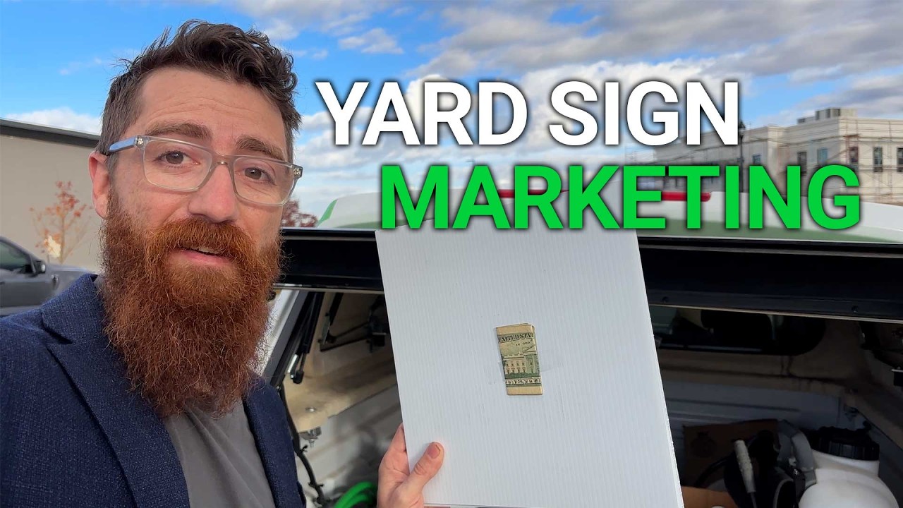 Creative Pest Control marketing with Yard Signs