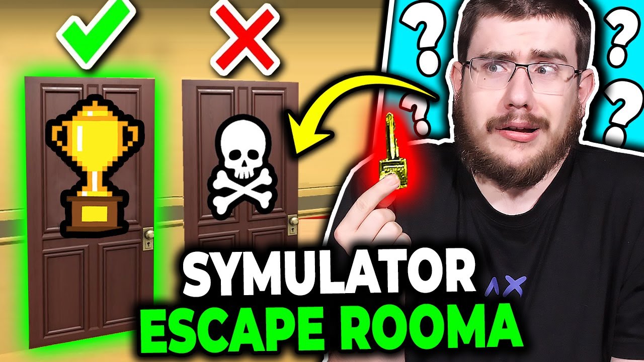 OTWÓRZ ZŁE DRZWI = GINIESZ ☠️ *Symulator Escape Rooma*