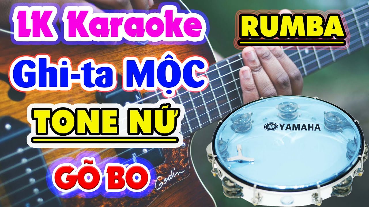 Karaoke Liên Khúc Xẩm Gõ Bo Tone Nữ | Độc và Lạ | Người Tình Không Đến - Chuyến Tàu Hoàng Hôn