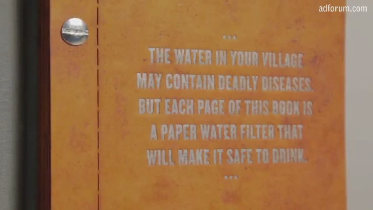 The drinkable book