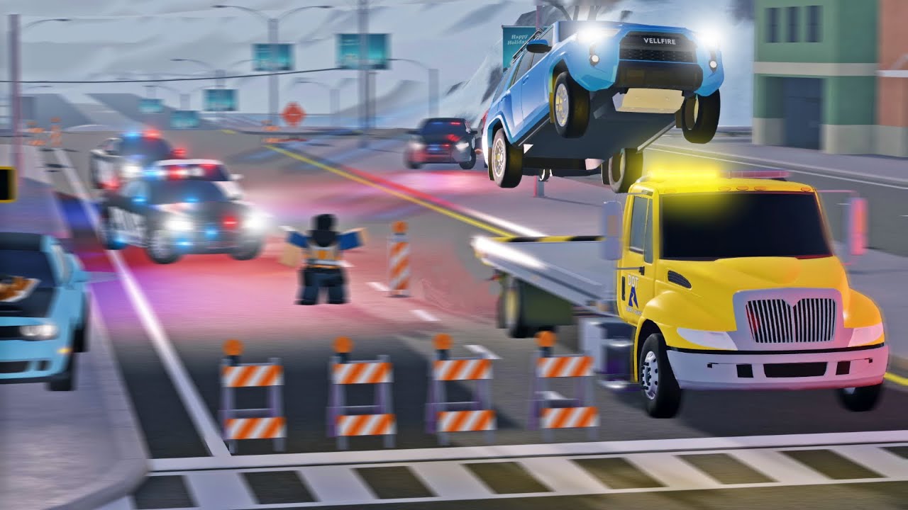 Car FLIES over Tow Truck during Pursuit! (Emergency Response : Liberty County)