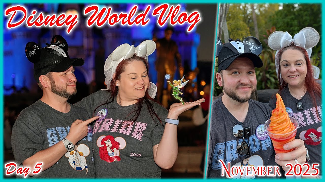 Day 5 Vlog Magic Kingdom to EPCOT Food & Wine │ From Feeling Ill to Pure Disney Magic - So Emotional