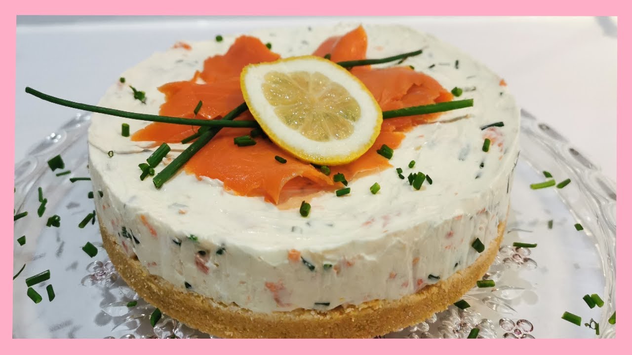 *** Cheesecake au saumon fumé *** Recette Facile et Rapide