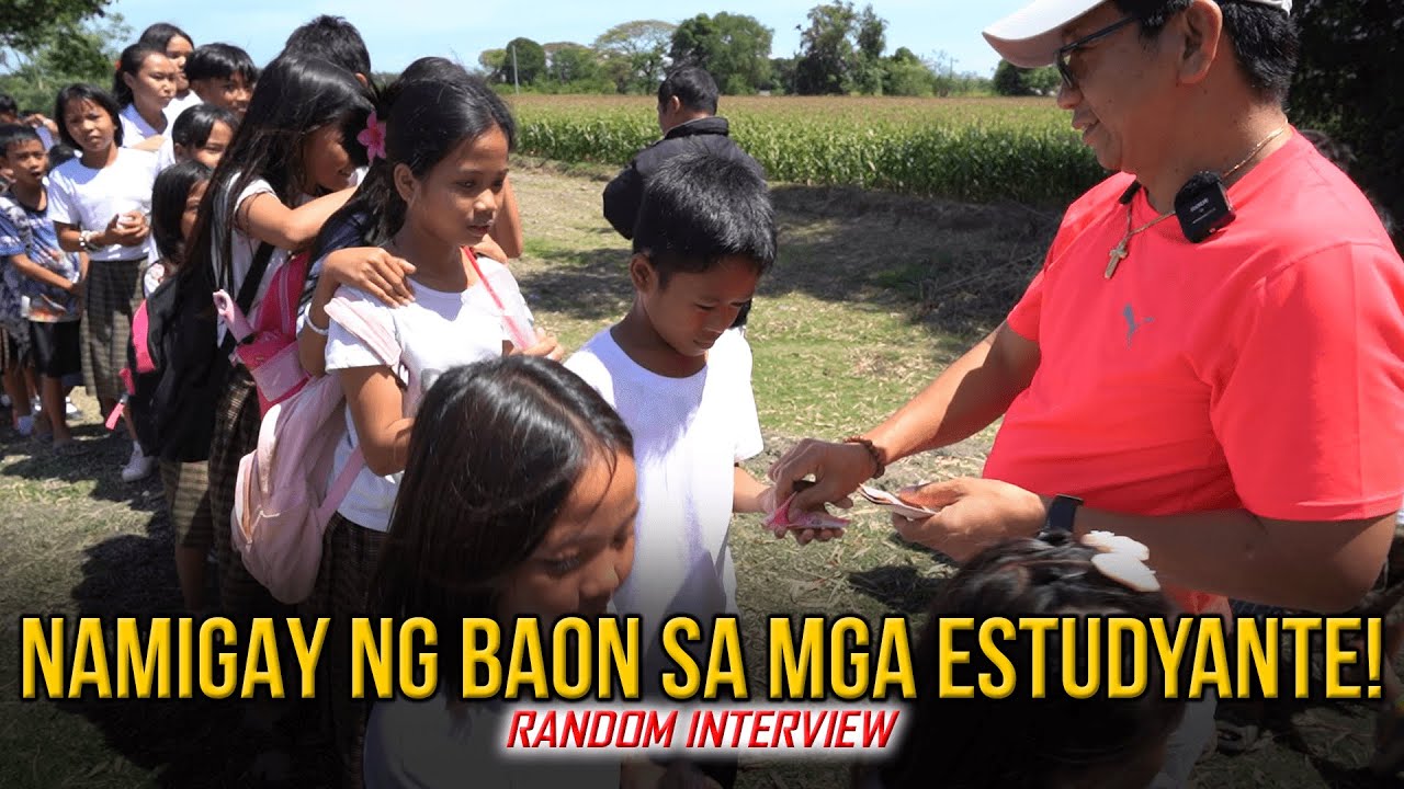 NAMIGAY AKO NG MGA BAON SA MGA ESTUDYANTE SA PANGASINAN BILANG PAGMAMAHAL KO SA KANILA