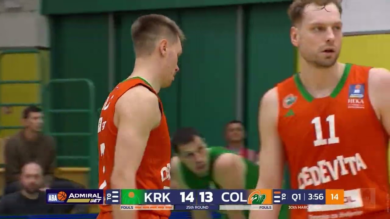 AdmiralBet ABA League 2023/24, Round 25 match: Krka – Cedevita Olimpija (30.3.2024)