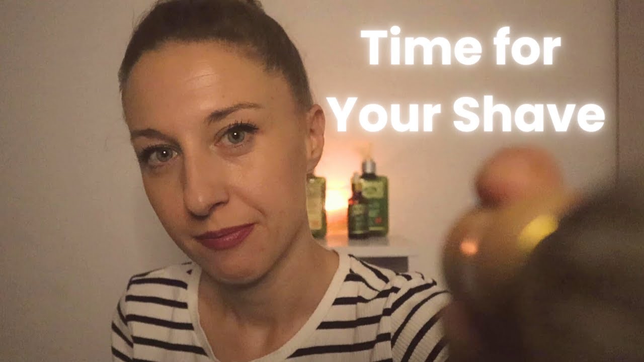ASMR Realistic Shave & Beard Trim for Sleep (Layered Sounds) | Face Brushing, Razor Sounds