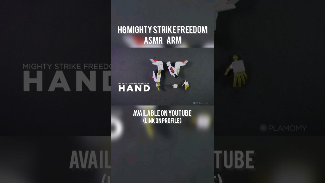 HG Mighty Strike Freedom ASMR Arm Build . #gundambuilder #gundammodel #gunplabuilder #gundam