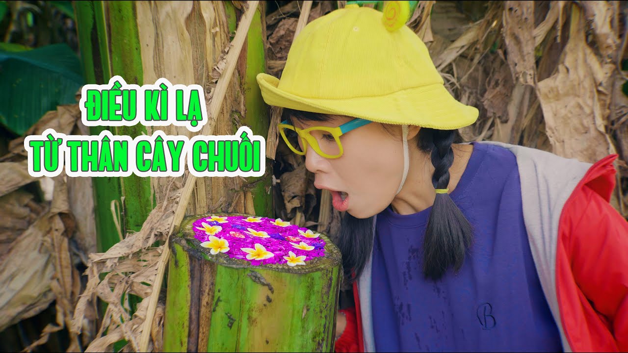 Kì Lạ Lấy Nước Thần Từ Thân Cây Chuối