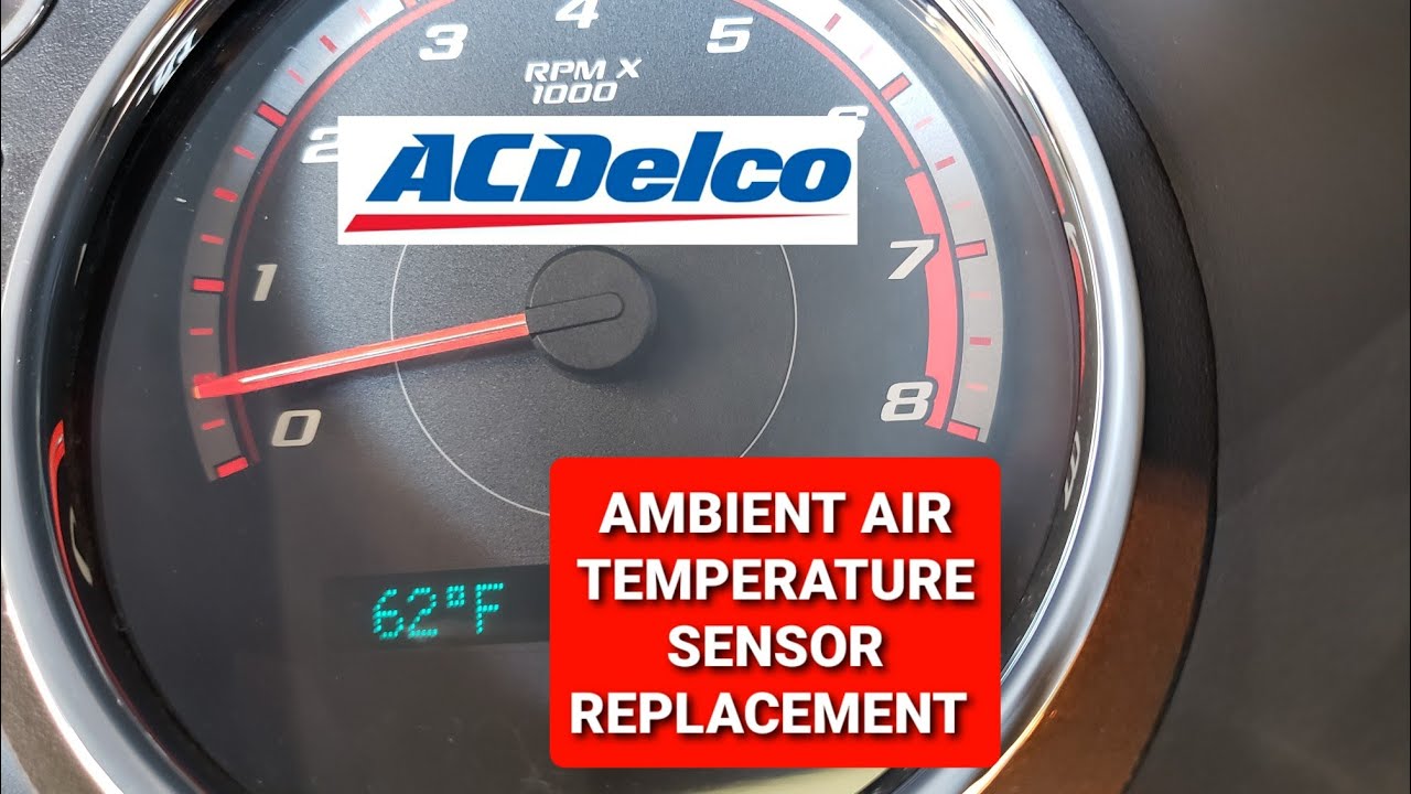 CHEVROLET COBALT SS // AMBIENT AIR TEMPERATURE SENSOR REPLACEMENT