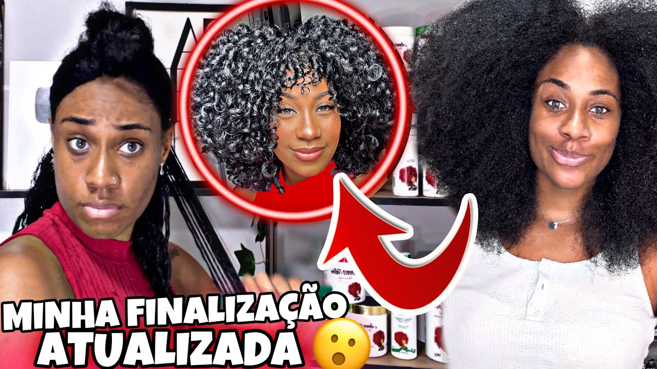 Minha finalização atualizada 2024 | DICAS, TRUQUES E MAIS ~ finalização cabelo cacheado