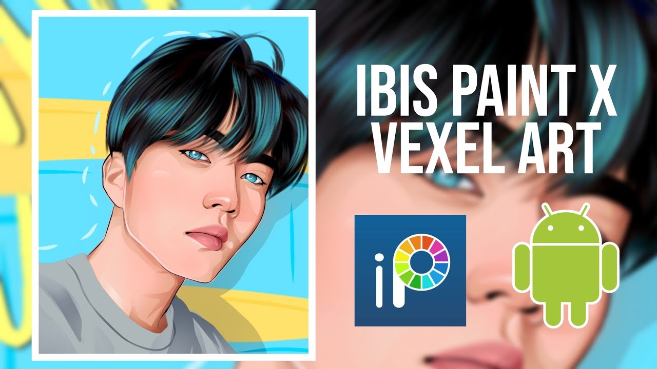 Ibis Paint X | Vexel Art Process  [Random Boy]  (With On Screen Guide)