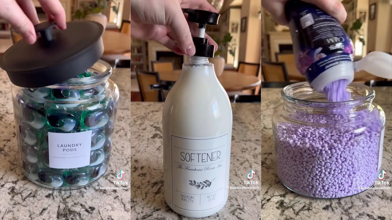 ASMR Laundry Refill and Restock TikTok Compilation pt. 23 🧺✨