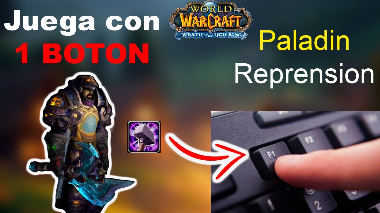 Paladin Reprension Macro 1 boton WOTLK 3.3.5 juega con 1 solo boton #warmane #wotlk