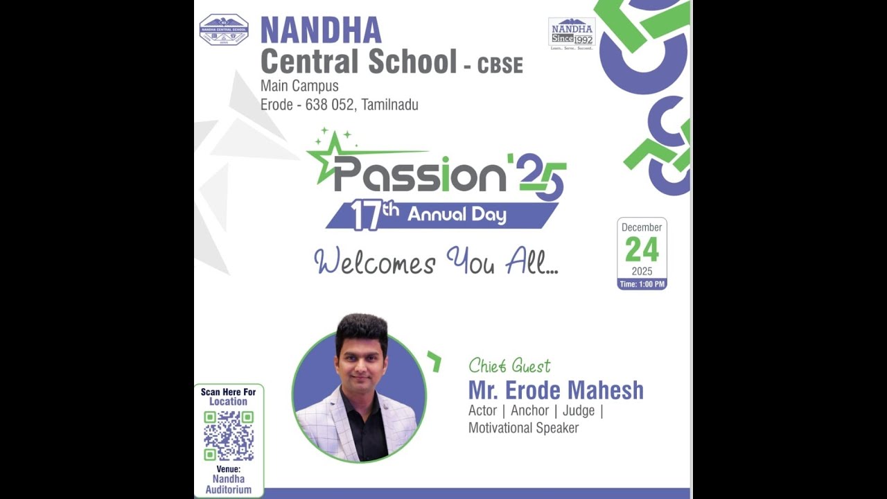 Nantha Central School-CBSE || Passion'25