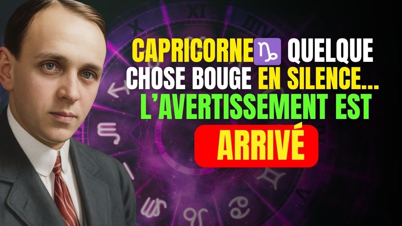 CAPRICORNE♑ TON GARDIEN SPIRITUEL EST PRÉOCCUPÉ ET VEUT T’AVERTIR DE CELA