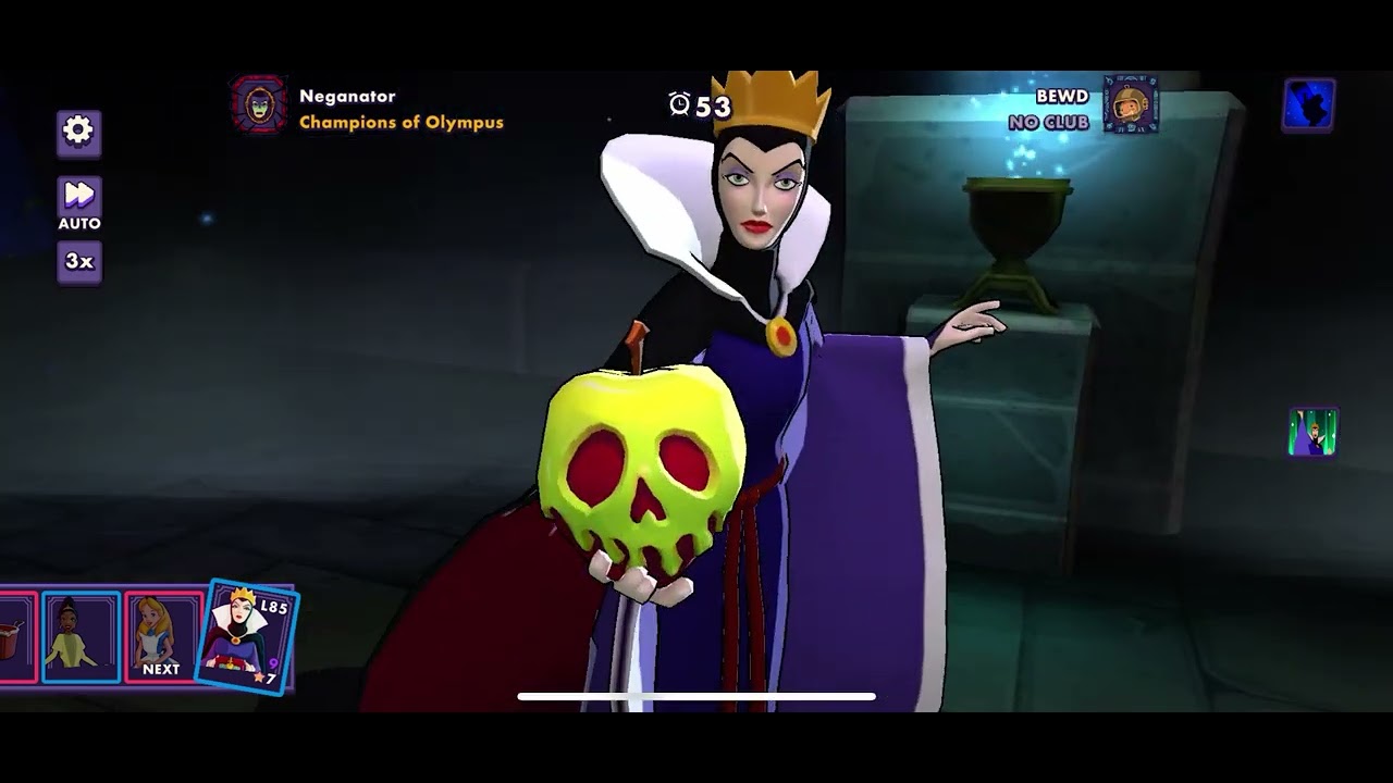 Testing Evil Queen - Friend Defense - Disney Sorcerer’s Arena