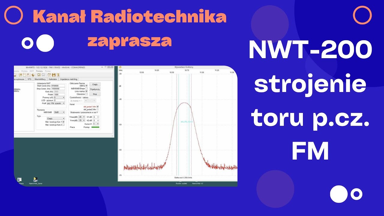 Настройка усилителя п.ч. FM радио приемник Taraban 2 с использованием NWT-200 #004