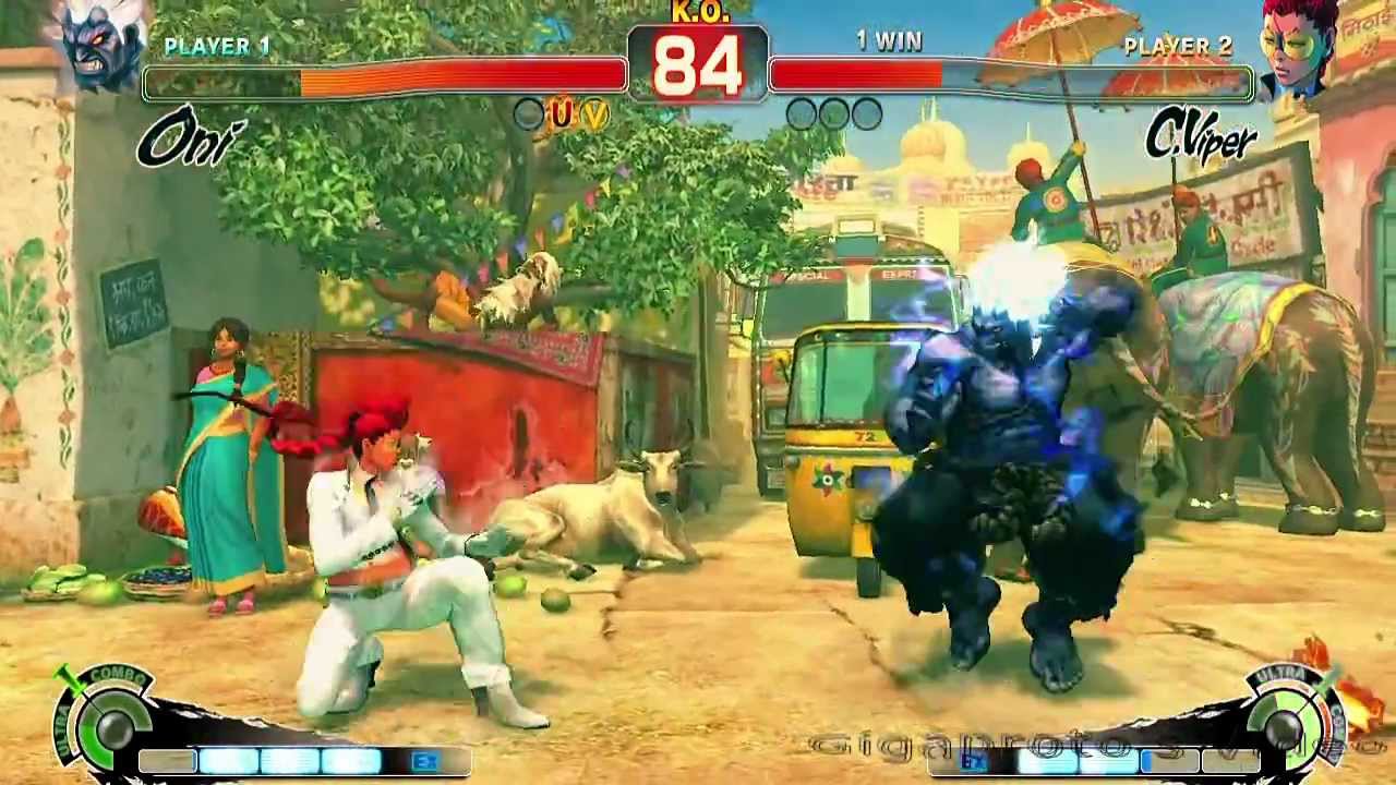 SSF4 AE -Boss ONI vs C.viper- ボス版狂オシキ鬼