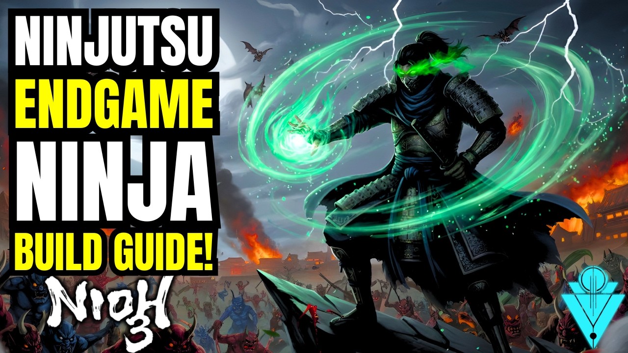 Nioh 3 GOD Tier Endgame Elemental Ninjutsu Build Guide!